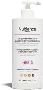 NUBIANCE - Lozione per il corpo unificante e idratante HRB-3 (500 ml) - Per pelli nere, opache e miste - Pelle secca e molto secca - Macchie anti-scure - Crema idratante viso e corpo