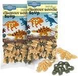 Pastabilities Fun Shaped Pasta for Kids - Dinosaur Noodle Soup - Fun Dino with Soup Mix Animal Theme, Non-GMO Natural Wheat Pasta, All-Natural, Kosher Certified, Made in the USA, (2 Pack,11.25 Oz)