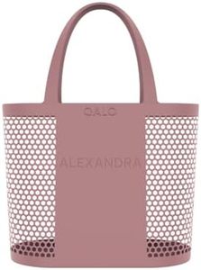 QALO Zephyr Silicone Tote Bag, Lightweight & Breathable, Ultra Durable Tote Bag, 355.6mm x 355.6mm, Mauve Pink