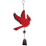 Tinsow Cardinal Bird Wind Chime Chr