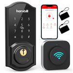 Hornbill 2024 Smart Keyless Entry Door Lock, Smart Security Deadbolt Lock with WiFi Control, Bluetooth, Digital Touchscreen Keypad Work with APP Auto Lock for Home, Rentals, Office