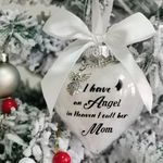 Clear Christmas Memorial Ornament F