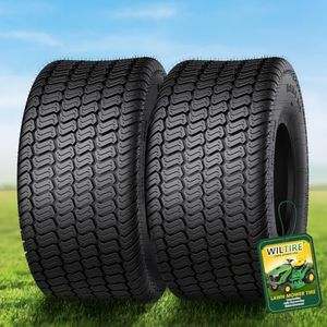 Wiltire 2 Pack 18x9.50-8 Lawn Mower Tire,18x9.50 8 Rear Turf Tires for Garden Tractor Riding Lawn mowers and Golf Cart,18x9.50-8nhs, 4 Ply Tubeless,1040lbs Capacity