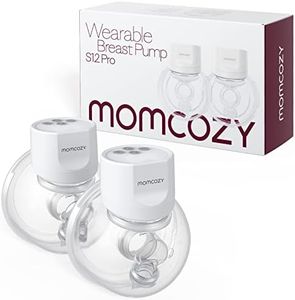 Momcozy Hands-Free Breast Pump S12 Pro Wearable, Double Wireless Pump with Comfortable DoubleFit Flange, 3 Modes & 9 Levels Electric Pump Portable, 24mm, 2 Pack