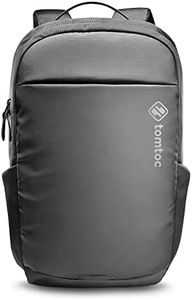 tomtoc 15.6 Inch Professional Business Laptop Backpack, Premium Cordura Material Waterproof Travel Computer Backpack Rucksack with Large Capacity for Business Men & Women, 26L