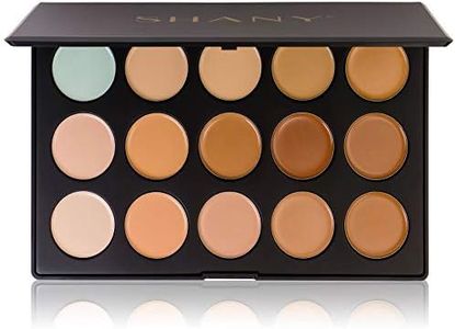 SHANY CONTOUR CAMO Professional Cream Foundation, Foundation Primer,Camouflage Concealer Makeup Palette - 15 Color Face Palette