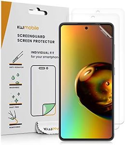 kwmobile Screen Protectors Compatible with Samsung Galaxy A52 / A52 5G / A52s 5G Screen Protector - 3x Ultra-Clear Transparent Phone Films