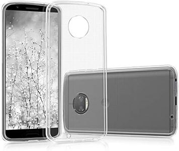 kwmobile Case Compatible with Motorola Moto G6 - Clear Case Soft Slim Flexible Protective TPU Phone Cover - Transparent