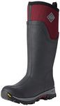 Muck Boots Women's Arctic Ice Tall AGAT Thermal Waterproof Wellington, Black Maroon, 9