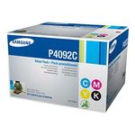 Samsung SU392A CLT-P4092C Toner Cartridges,Black/Cyan/Magenta/Yellow, Pack of 4