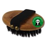 Bamboo Groom Palm Brush with Boar Bristles for Pets