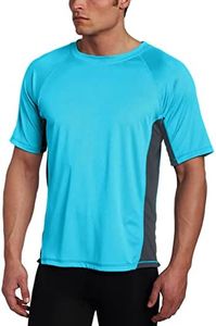 Kanu Surf Men's Big CB Extended-Size Rashguard UPF 50+ Swim Shirt - Blue - XX-Large