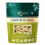 BIRJU MAHAVIR Safed Musli - Chlorphytum Borivillianum Root 100 gram, Natural (BMKB-13)