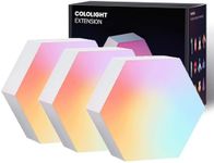 Cololight Hexagon Light Panel for DIY Smart LED Lamp Compatible with Alexa, Google Assistant Without Power Base, 1Pcs Light Panel