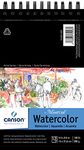 Canson Darice Montval Top Wire Bounded Cold Press Acid-Free French Paper Watercolor Pad -12 Sheets, 140 Lbs (Multicolour, 5.5 X 8.5 Inch)