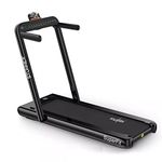 Stunner Fitness Superfit 2.25HP (4.0HP Peak) Motorised Treadmill, MP3, Smart Phone App,for Cardio Workout at Home (Black)(Pre-installed)