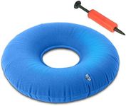 Bramble - Medical Pillow Ring Donut Cushion with Free Pump - 15" - Blue