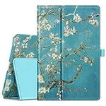 Fintie Case for iPad 9.7 2018/2017, iPad Air 2, iPad Air - [Corner Protection] Premium Vegan Leather Folio Stand Cover, Auto Wake/Sleep for iPad 6th / 5th Gen, iPad Air 1/2 (Blossom)