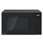 Panasonic NN-ST22QBBPQ 20L Solo Microwave Oven with Glass Tray, 800W, Auto Defrost, 11 Auto Programmes, LED Display, 5 Power Settings, Digital Timer, Black