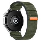 XMUXI Compatible with Huawei Watch 4 Strap Nylon Solo Loop GT4 GT3 Replacement Band for GTR 4 Quick Release Venu 2/3/Vivoactive 4 Watch Strap 22mm Nylon Strap Women Men (Army Green)