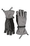 Mountain Warehouse Lodge Mens Ski Gloves - Insulated Gloves Dark Grey X-Large