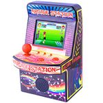 Bornkid Retro Handheld Game Console for Kids Built in 218 Classic Video Electronic Games Portable Arcade Gaming System Gift for Children (Acade)