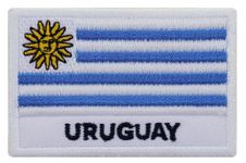 Graphic Dust Uruguay Flag Embroidered Patch