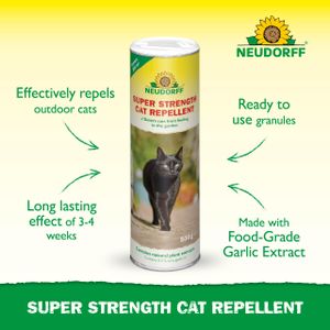 Neudorff Super Strength Cat Repellent – Outdoor Pet Deterrent Spray