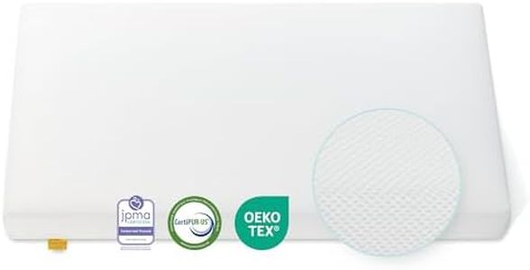 ATTABABY Crib Mattress, JPMA Certified Baby Mattress, Breathable Surface, CertiPUR-US and Oeko-TEX Approved, Standard Full Size for Crib & Toddler Bed, Waterproof Machine Washable Cover, 52” x 27.6”