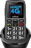 artfone C1+4G Pro Black - Big Buttons Cell Phone for Seniors丨Basic Phone with SOS Button丨Charging Station丨1800mAh丨Loud Speaker丨Talking Clock丨Speed Dial丨Hands-free丨Large Font丨Unlocked Phones丨FM Radio