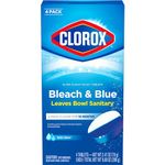 Clorox Bleach & Blue Automatic Toilet Bowl Cleaner Rain Clean Scent, 4 Count, Bleach & Blue, 4 Count