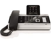 Gigaset DX800A Corded All-In-One DECT phone with large display, ISDN connection for 6 devices, VoIP function, Bluetooth, 1000 contacts