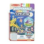 Melissa and Doug Paw Patrol Restickable Stickers Flip-Flap Pad - Ultimate Rescue (130 Reusable Stickers)