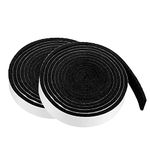 BBQ Gasket Tape BBQ Smoke Seal Strip,2 Roll 8.2FT Smoker Grill Tape High Temp Grill Seal Self Stick Leak Proof Smoker Gasket,Oven Door Sealing Strip Heat Resistant Grill Gasket Smoke Keeping Strip