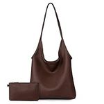 Montana West Hobo Bags for Women Designer Top Handle Purses Soft Ladies PU Leather Shoulder Handbag Set MWC2-111CF