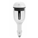 Car Humidifier, Car Essential Oil Diffuser, Portable Air Freshener, Personal Purifier, Mini Cool Mist Humidifier with 12V Charging Port, ABS Material, White
