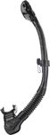 Cressi Alpha Ultra Dry Snorkel - Total Black