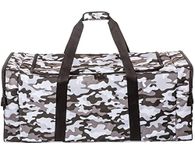 Jetstream Heavy Duty Multi Pocket Large Sports Gym Equipment 3-Pocket Travel Duffel Bag (Camo, 42-Inch)