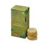 SMOOR Premium Almond Shortbread Cookies | Crunchy & Sweet Gourmet Cookie Biscuits | Perfect for Diwali Gifting & Snacking | 140gm