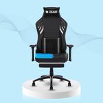 ErgoSmart by The Sleep Company - Pro Gaming Chair | Gaming Comfort with Patented SmartGRID Technology | Xtreme Recline | Xtreme Posture with 4D Armrest | 2 Years Warranty | Grey (XGen)