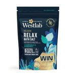 Westlab Magnesium Relax Bath Salts 1kg - Ease Stress & Tension from Mind and Body. Scientifically-Proven to Restore Inner Peace. Mood-Boosting Neuroscent. 100% Natural, Chamomile & Bergamot.