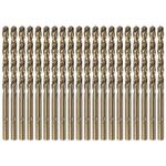 uxcell 20pcs Cobalt Drill Bit 0.16"/4mm Drilling Dia M35 Twist Drills Hex Shank Bits for Steel, Aluminum, Copper, Soft Alloy Steel, Wood, Plastic