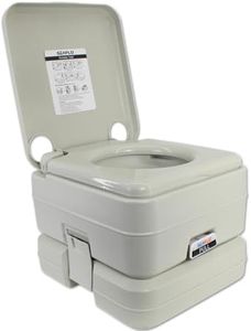 SEAFLO Portable Toilet for RV, Boat, and Camping (2.6 Gallon)