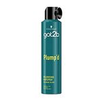 Schwarzkopf got2b Plump'd Volume Unisex Hairspray, Weightless, Strong Hold, Vegan, Silicone Free, 300ml
