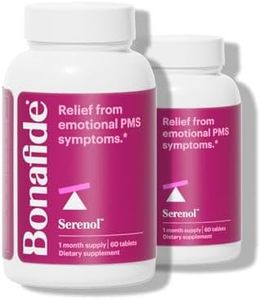 Serenol by Bonafide. Relief from Hormonal Mood Swings, Irritability, & PMS Bloating. — 2-Month Supply (120 Tablets)