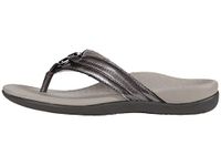 Vionic Tide Aloe Women's Orthotic Sandals Pewter Metallic - 10 Medium