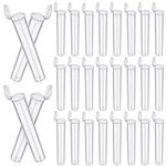 Frienda 150 Pcs Clear 116 mm Tubes 