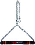 Rioff Height Increase Pull Up Bar For Chinups Hanging Rod For Home/Gym Use For Men Kids Boys Adults Fitted With Heavy Duty Chain Sangal (5Ft) (Multicolor)