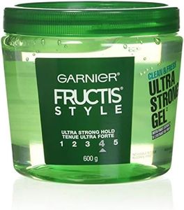 Garnier Fructis Style Ultra Strong Hold Gel, Clean and Fresh, No. 4, 21.2 Ounce