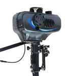 2-Stroke 3.5HP Outboard Motor Engine CDI Ignition System Water Cooling Inflatable Outboard Motor Fishing Boat Engine, short Shaft 40cm